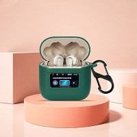 Чехол MyPads защитный силиконовый для беспроводных наушников JBL TOUR PRO 2 зеленый