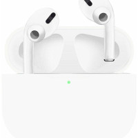 Силиконовый чехол для наушников Silicone Case для Apple AirPods Pro, white