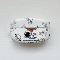 Чехол MyPads защитный для беспроводных наушников Sony WF-1000XM4 с рисунком астронавта белый