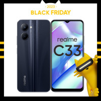 Смартфон realme C33 4/128 ГБ, черный