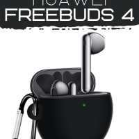 Чехол Bingo Silicone для наушников HUAWEI FreeBuds 4 Черный
