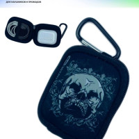 Чехол органайзер Thermonator на молнии для проводных и беспроводных наушников, аксессуаров, зарядки, проводов и мелочи