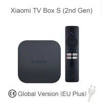 ТВ-приставка Mi S2nd Gen Iptv 4K Ultra HDR10 + Google TV DTS 360 ° Bluetooth и ИК-пульт дистанционного управления Chromecast встроенный