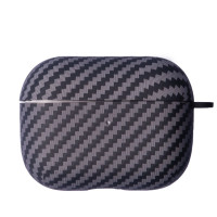 Чехол для Apple Air Pods 3 Carbon Черно-серый