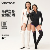 VECTOR潛水服女連身長袖泳衣防寒自由潛2.5MM保暖衝浪水母服溼衣