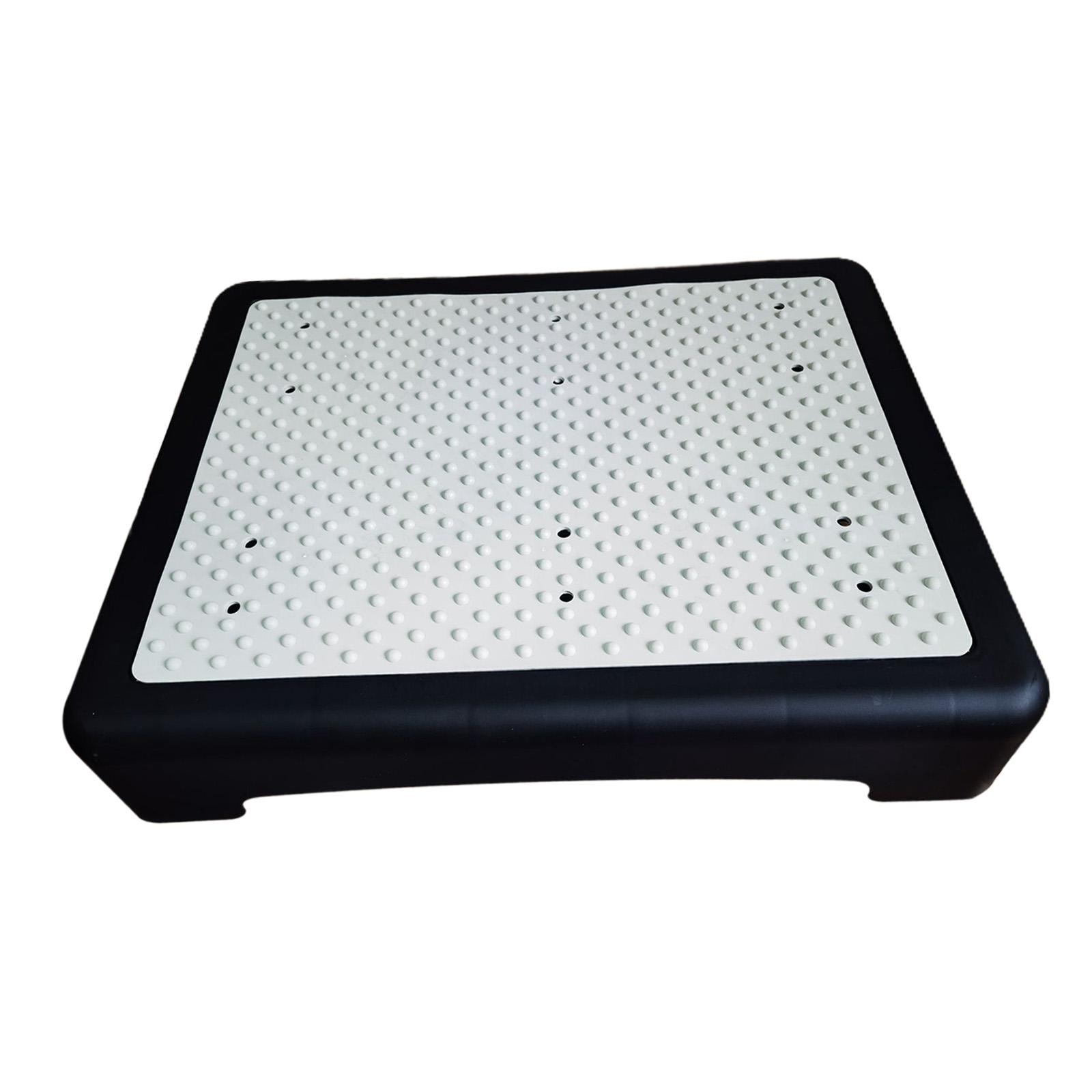 Stepping Stool Anti Slip Step Riser Half Step Platform Mobility Step Stool for Elderly Disabled Chair Toilet Bed