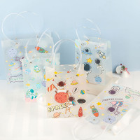 礼品袋卡通太空人六一儿童节糖果礼物包装手提生日伴手礼袋批发