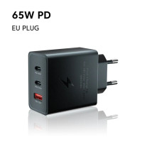 Зарядное устройство USB Type C 105 Вт для iPhone 13, Xiaomi, планшетов, ноутбуков, быстрое зарядное устройство PD 65 Вт GaN, быстрая зарядка 4,0, зарядное устройство с 3 USB-портами