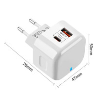 Зарядное устройство USB C QC 3,0