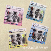 8014黑光球磁力球指南针套装 磁性小推车物理课实验玩具教学磁铁