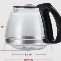 Стеклянный заварочный чайник для кофе, 600 мл