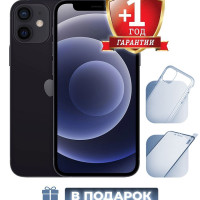 Смартфон Apple iPhone 12_ 4/128 ГБ, черный, Восстановленный