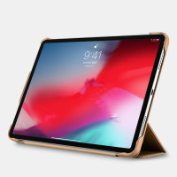 Чехол iPad Pro 12.9 2017/2018 из экокожи, iCarer чехол книжка folio iPad Pro Винтажный светло-коричневый 