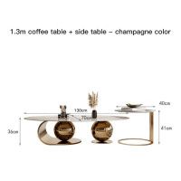 Шиферный кофейный столик, роскошный современный минималистичный кофейный столик для гостиной, маленькой квартиры, домашний центральный стол, итальянская мебель