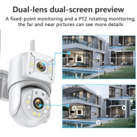 IP-камера PN, 8 Мп, 4 экрана, Wi-Fi