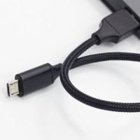 Короткий кабель Micro USB 20 см