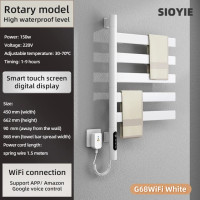 Оборудование для ванной комнаты, электрическая вешалка для полотенец с контролем температуры и времени, вешалка для полотенец с подогревом G68