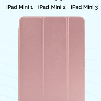 Чехол для iPad Mini 1/2/3 Nova Store, книжка, подставка, Rose Gold