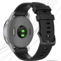 Силиконовый ремешок для часов 20мм Спортивный браслет 20 мм для смарт-часов Samsung Galaxy Watch , Gear Sport , Amazfit Bip / GTS , Huawei Watch , Honor , Garmin , Xiaomi Haylou / Ремень 20mm