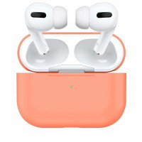 Силиконовый чехол для наушников Silicone Case для Apple AirPods Pro, papaya