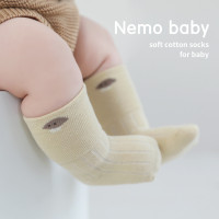 2022秋冬新品婴儿袜子宽口松口新生儿宝宝袜可爱卡通无骨中筒棉袜