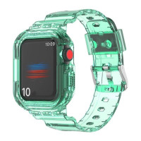 Ремешок для Apple Watch 44/45 mm с защитным бампером Green