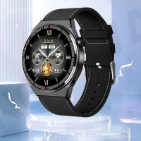 Умные часы NEXOVA / Bluetooth-вызов 丨 Голосовой помощник AI 丨 NFC 丨 Беспроводная зарядка 丨 Мониторинг сна 丨 Шагомер QC6052, 46mm, Черный