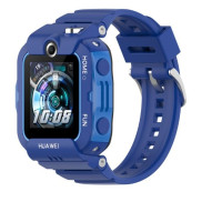 Сменный, гипоаллергенный, силиконовый ремешок-браслет MyPads Hypo для умных смарт-часов Huawei Watch 4x с функцией быстрой замены, быстросъемный, синий