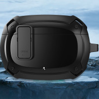 Чехол MyPads противоударный для наушников Beats Studio Buds ударопрочный кейс черный