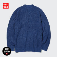 Uniqlo男裝/女裝/情侶半高領針織衫長袖(多色休閒內搭毛衣)453762