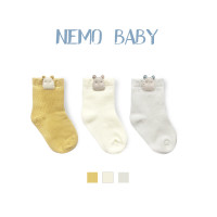 20年秋季新款儿童袜子韩版可爱卡通男女童中筒袜手工缝头宝宝棉袜