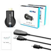 Беспроводной Wi-Fi дисплей TV Dongle приемник HDMI-совместимый TV Stick M2 Plus для DLNA Miracast для AnyCast для Airplay