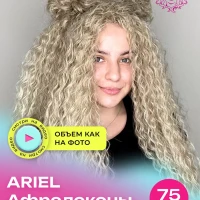 Накладные волосы для наращивания афрокудри пряди Ariel 75 см