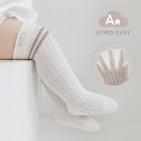婴儿袜子夏薄款长筒袜松口无骨不勒腿过膝新生儿宝宝长腿防蚊袜子