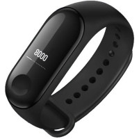 Ремешок для фитнес-браслета Mi Band 3/4 черный