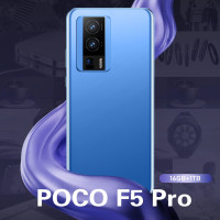 Смартфон POCO F5 Pro-QSX-6800 мАч 16/1 ТБ, синий