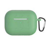 Силиконовый чехол с карабином для наушников эирподс про 2, ультратонкий