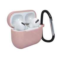 Силиконовый чехол с карабином для наушников эирподс про 2