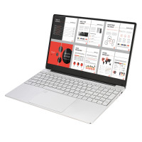 15.6" Ноутбук OGXO J4125, Intel Celeron J4125 (2.0 ГГц), RAM 8 ГБ, SSD 512 ГБ, Intel HD Graphics 500, Windows Pro, (Российская система с разблокированным отпечатком пальца), серебристый, Российская клавиатура