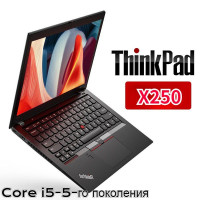 12.5" Ноутбук Lenovo 12,5 дюймов, 2,5 ГГц, встроенная графика, Windows 10pro, HD-камера,Intel GMA HD5500, RAM 8 ГБ, SSD, Intel GMA, Windows Pro, (X270), Английская клавиатура