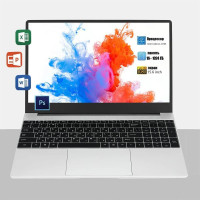 15.6" Ноутбук OEM DD49H, Intel Celeron N5095 (2.0 ГГц), RAM 16 ГБ, SSD, Intel HD Graphics 600, Windows Pro, серебристый, Российская клавиатура