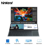 16" Ноутбук Ninkear DS16, Intel Core i7-10750H (2.6 ГГц), RAM 32 ГБ, SSD 2024 ГБ, Intel HD Graphics 630, Windows Pro, Серебро, Российская клавиатура