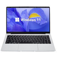 14" Ноутбук Fetlar BJB14, RAM 8 ГБ, SSD 1024 ГБ, Intel UHD Graphics 600, Windows Pro, Серебро, Российская клавиатура