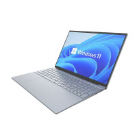 15.6" Ноутбук Windows Intel Celeron N5095 (2.0 ГГц), RAM 12 ГБ,SSD512 ГБ, RAM 512 ГБ 512 ГБ, Windows Home, Серебро, Российская клавиатура