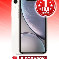 Смартфон Apple iPhone XR. 3/128 ГБ, белый, Восстановленный