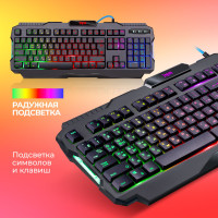 Игровая клавиатура для компьютера Defender Legion мембранная RGB (Full-size)