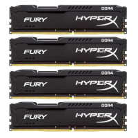 Оперативная память Kingston Fury DDR4 3200 МГц Черный 4x8 ГБ (HX432C16FB3/8)