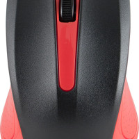 Мышь Acer OMW012 черный/красный оптическая (1200dpi) USB (2but)
