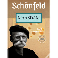 Сыр Schonfeld Маасдам, нарезка, 125 г