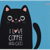 Коврик для мыши SmartBuy Cat, M, синий